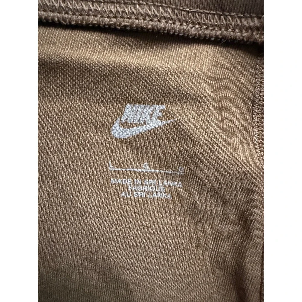 Nike Sportswear Essential Bike Shorts Womens Large‎ Brown Excellent CZ8526-258